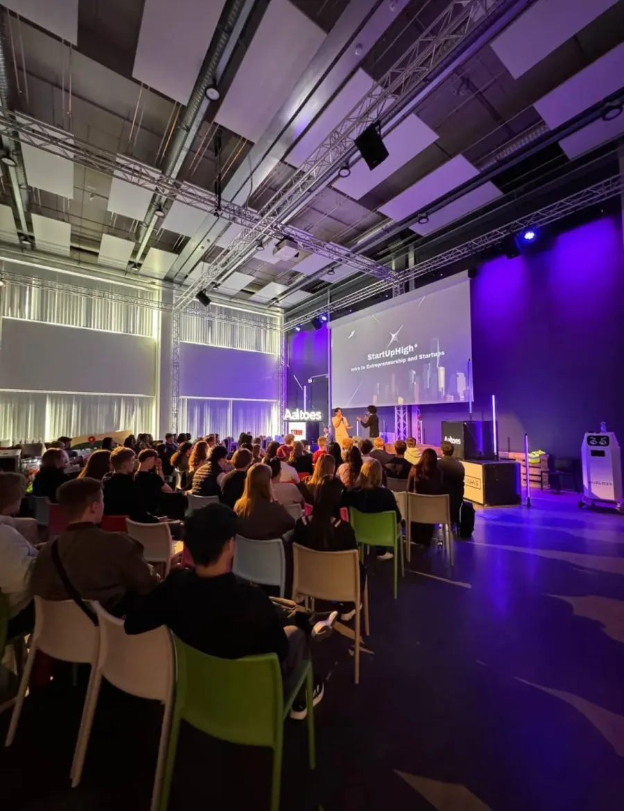 STUHI's first ever speaker event at Aaltoes
