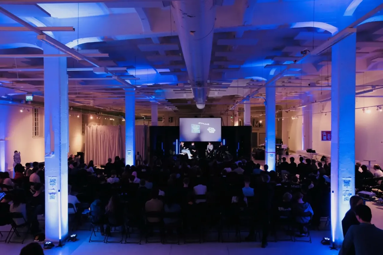 STUHI students at the Slush partnership event